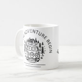 Mug de café de fiançailles - Cadeau de proposition (Devant gauche)
