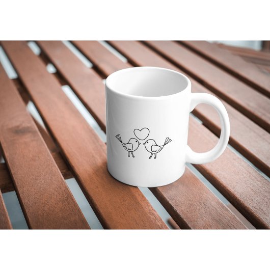 Mug de café de fiançailles - Cadeau personnalisé d