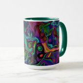 Mug de café de fonte de cerveau (Devant droit)
