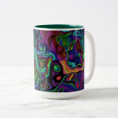 Mug de café de fonte de cerveau (Devant droit)