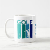 Mug de café de Golfer customisée (Gauche)