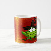 Mug de café de grenouille en cuisine (Devant droit)