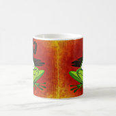 Mug de café de grenouille en cuisine (Centre)