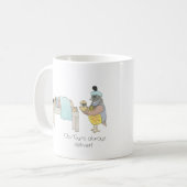 Mug de café de la caille d'Ob/Gyn (Devant gauche)