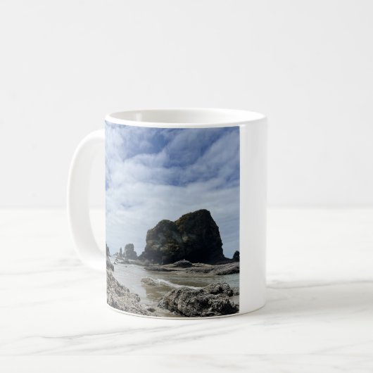 Mug de café de la côte de l'Oregon (Devant gauche)
