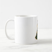 Mug de café de la déesse de mariage au chat gris (Gauche)