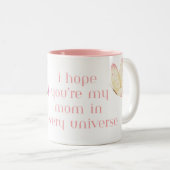 mug de café de la fête des Mères avec citation (Devant droit)