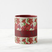 Mug de café de la fête des mères Lys rouges (Centre)