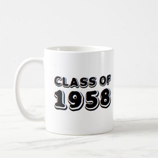mug de café de la promotion 1958 (Gauche)