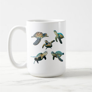 Mug de café de la tortue de mer