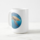 Mug de café de la tortue de mer (Devant gauche)