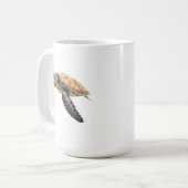 Mug de café de la tortue de mer (Devant gauche)