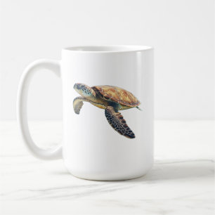 Mug de café de la tortue de mer