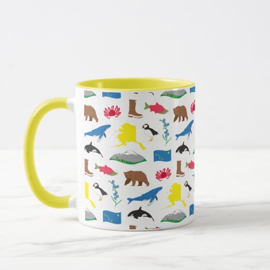 Mug de café de l'Alaska (Gauche)