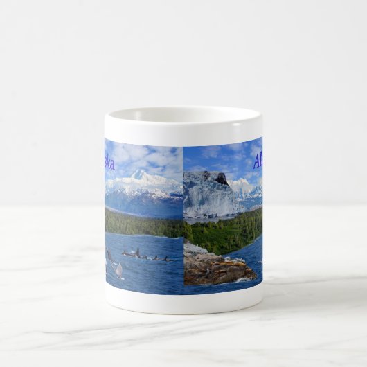 Mug de café de l'Alaska (Centre)