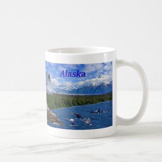 Mug de café de l'Alaska (Droite)