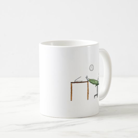 Mug de café de l'écrivain (Devant droit)
