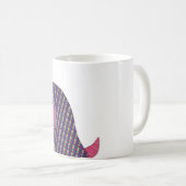 Mug de café de l'escargot rose (Devant droit)