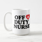 Mug de café de l'infirmière hors service (Gauche)