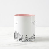 Mug de café de mariage personnalisé à Miami (Centre)