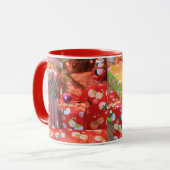 Mug de café de motoneige de Noël (Coupe) (Devant gauche)