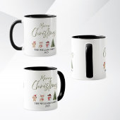 Mug de café de Noël à l'aquarelle