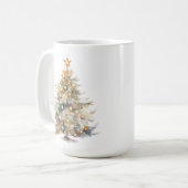 Mug de café de Noël aquarelle (Devant gauche)