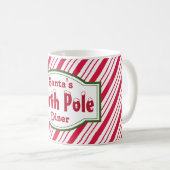 Mug de café de Noël au Pôle Nord (Devant droit)