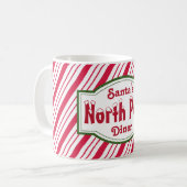 Mug de café de Noël au Pôle Nord (Devant gauche)