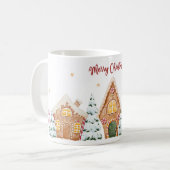 Mug de café de Noël avec pain d'épice Maison (Devant gauche)