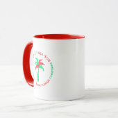 Mug de café de Noël en Floride - C'est le soleil m (Devant gauche)