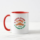Mug de café de Noël en Floride Santa Claws (Gauche)