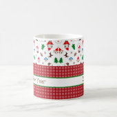 Mug de café de Noël motif coloré (Centre)