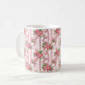Mug de café de Noël rose (Devant gauche)