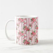 Mug de café de Noël rose (Gauche)