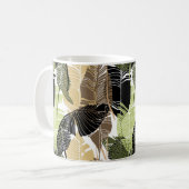 Mug de café de palmes tropicales (Devant gauche)