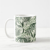 Mug de café de palmes tropicales (Gauche)