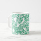 Mug de café de palmes tropicales (Devant gauche)