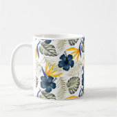Mug de café de palmes tropicales (Gauche)