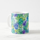 Mug de café de palmes tropicales (Devant gauche)