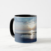 Mug de café de plage avec citation inspirante (Devant gauche)