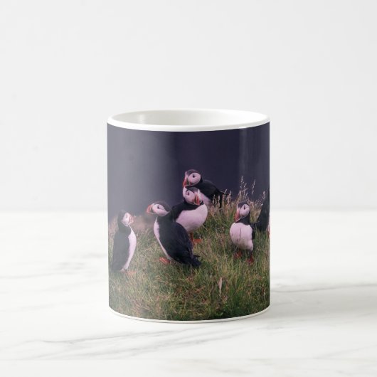 Mug de café de pouffins de l'Atlantique (Centre)