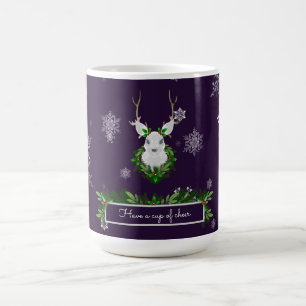 Mug de café de rennes pourpre