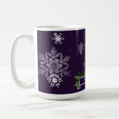 Mug de café de rennes pourpre (Gauche)