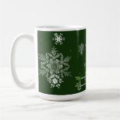 Mug de café de rennes verts (Gauche)