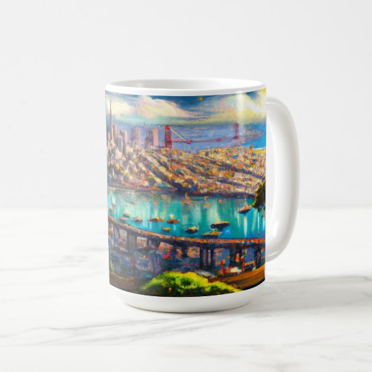 Mug de café de San Francisco (Devant droit)