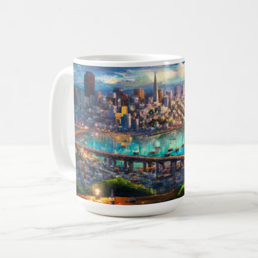 Mug de café de San Francisco (Devant gauche)
