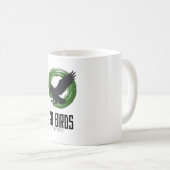 Mug de café de style japonais Go Birds (Devant droit)