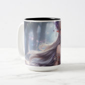 Mug de café de style royal orné d'or de luxe (Devant gauche)