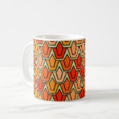 Mug de café de terrain de la Tulipe orange (Devant gauche)